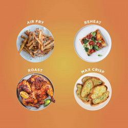 Ninja Foodi Dual Zone AF200EU Dual-Zone Air Fryer, 2400W, Independent Cooking Zones, 7.6 L, 4 Programs, 100–240°C, Max Crisp, Sync, Black