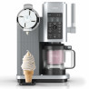 Ninja CREAMi Scoop & Swirl™ NC701EU 13-in-1 Ice Cream Maker, 800W, 13 Programs, 3-Speed Cone Lever, CreamiFit, Creamify, 2 x 473 ml Bowls, Customization, Gray/Black