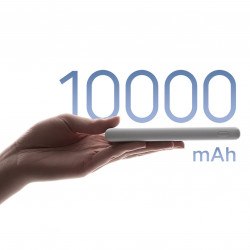 Xiaomi BHR9350GL Lite Portable Power Bank, 22.5W Charging, 10,000 mAh, 37 Wh, 2xUSB-C, 1xUSB-A, White