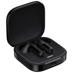 Casti wireless fara fir Xiaomi Redmi Buds 6 Active BHR8396GL, 6 ore, 5 moduri, Comandă tactila, Reducerea zgomotului, Bluetooth 5.4, IPX4, Negru