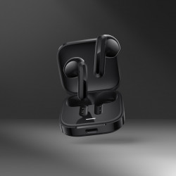 Безжични слушалки Xiaomi Redmi Buds 6 Active BHR8396GL, 6 часа, 5 режима, Сензорно управление, Шумопотискане, Bt 5.4, IPX4, Черен