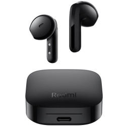 Безжични слушалки Xiaomi Redmi Buds 6 Active BHR8396GL, 6 часа, 5 режима, Сензорно управление, Шумопотискане, Bt 5.4, IPX4, Черен