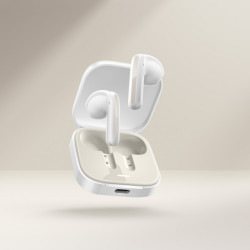 Xiaomi Redmi Buds 6 Active Wireless Earbuds BHR8391GL, 6 hours, 5 modes, Touch controls, Noise cancellation, Bluetooth 5.4, IPX4, White