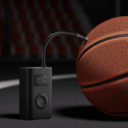 Compresor de aer cu acumulator Xiaomi Portable Electric Air Compressor 2 BHR7112GL, 3-150 psi, Pana la 10 anvelope, 6 moduri, 3 adaptoare, Lanterna LED, Negru