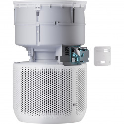 Пречиствател за въздух Xiaomi Smart Air Purifier 4 Compact BHR5860EU, 27W, 27 м2, 230м3/ч, PM2.5, Индикатори за качество на въздуха, SMART, Mi Home, Бял