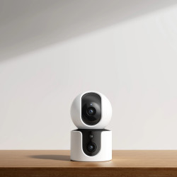 Κάμερα παρακολούθησης Xiaomi C300 Dual BHR9166EU, 2K / 3MP, Διπλή κάμερα, Νυχτερινή όραση, Wi-Fi 6, AI, Bluetooth 5.4, Λευκό