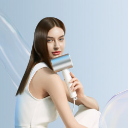 Πιστολάκι μαλλιών Xiaomi Water Ionic Hair Dryer H500 BHR5851EU, 1800 W, Ιονική θεραπεία με νερό, NTC, Εναλλασσόμενος ζεστός/κρύος αέρας, Μεταλλικό περίβλημα, Λευκό