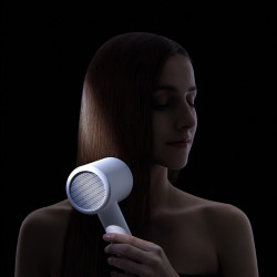 Сешоар Xiaomi Mi Ionic Hair Dryer H300 BHR5081GL, 1600W, Йонна терапия, NTC, Редуващ се топъл/студен въздух, Метален корпус, Бял
