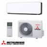 Aparat de aer conditionat cu invertor Mitsubishi Heavy Industries SRK25ZS-WFB + SRC25ZS-W, 9000 BTU, 20 m², A+++, Wi-Fi, R-32, Alb/Negru