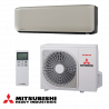 Инверторен климатик Mitsubishi Heavy Industries SRK50ZS-WFT + SRC50ZS-W, 18000 BTU, 36 м2, Wi-Fi, R-32, Бежов/Черен