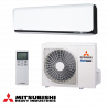 Κλιματιστικό με inverter Mitsubishi Heavy Industries SRK25ZSX-WFB + SRC25ZSX-W, 9000 BTU, 20 τ.μ., Wi-Fi, R-32, Λευκό/Μαύρο