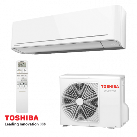 Κλιματιστικό με μετατροπέα Toshiba Yukai+ RAS-B10S4KVG-E + RAS-10E2AVG-E, 10.000 BTU, 20 μ², Wi-Fi, R-32, Λευκό