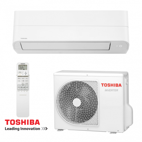 Toshiba Essento RAS-B18B2KV2G-E + RAS-18B2AVG-E2 inverteres klímaberendezés, 18 000 BTU, 35 m², R-32, A++, fehér