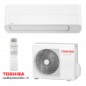 Toshiba Essento RAS-B24B2KV2G-E + RAS-24B2AVG-E2 Inverter Air Conditioner, 24,000 BTU, 45 m², R-32, A++, White