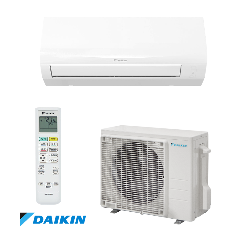 Инверторен климатик Daikin Sensira FTXF20F + RXF20F, 7000 BTU, 15 м2, А++, R-32, Бял