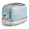 Тостер за хляб Ariete VINTAGE 0155/05, 810W, 2 филии, 3 функции, 6 степени, Подвижна тава за трохи, Син