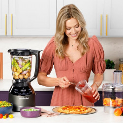 Nutribullet Triple Prep System NBF580B 3-in-1 Blender, 1500W, 1.8 L, 8 Programs, 3 Speeds, 8 Programs, Attachment Recognition, Touch Controls, Black/Gray