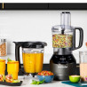 Nutribullet Triple Prep System NBF580B 3-in-1 turmixgép, 1500 W, 1,8 l, 8 program, 3 sebességfokozat, 8 program, Tartozékfelismerés, Érintőképernyős vezérlés, Fekete/szürke