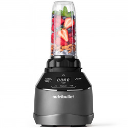Μπλέντερ 3 σε 1 Nutribullet Triple Prep System NBF580B, 1500 W, 1,8 λίτρα, 8 προγράμματα, 3 ταχύτητες, 8 προγράμματα, Αναγνώριση εξαρτημάτων, Οθόνη αφής, Μαύρο/γκρι