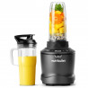 Nutribullet Smart Sense 1500 Combo NBF550DG turmixgép, 1500 W, 1,8 l, 5 sebességfokozat, intelligens sebességszabályozás, BPA-mentes, fekete/szürke