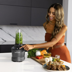 Nutribullet Smart Sense 1500 Combo Blender NBF550DG, 1500W, 1.8 L, 5 speeds, Smart Speed Adjustment, BPA-free, Black/Gray