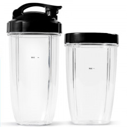 Блендер Nutribullet Pro NB907MAW, 900W, 700/900 мл, Тритан, Неръждаема стомана, Без BPA, Бял мат