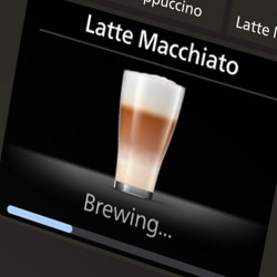 Philips LatteGo 5500 EP5543/90 Coffee Machine, 1500W, 15 bar, 1.8 L, 20 drinks, LatteGo, SilentBrew, QuickStart, Ceramic Grinder, Touchscreen, White Chrome