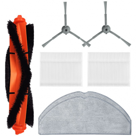 Honiture V8 Pro CPA1505 Robot Vacuum Replacement Accessory Kit, 9 Pieces, HEPA, Multicolor