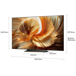 Smart televizor Dreame Aura Mini LED 65S100, 65", 164 cm, 3840×2160, 4K Ultra HD, QLED, 144 Hz, Dreamind™ Pro AI, Negru
