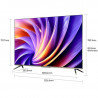Dreame Vivid 65Q100 tévé, 65", 164 cm, 3840x2160, 4K Ultra HD, QLED, 120 Hz, Dreamind™ AI, SMART, fekete