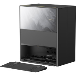 Aspirator robot Dreame Aqua 10 Ultra Track RLR81CE-BK, 25000 Pa, 200 min, 3,5/4 l, Uscat/umed, Camere AI, VersaLift DToF, Curatare automata a mopului la 100 °C, Negru