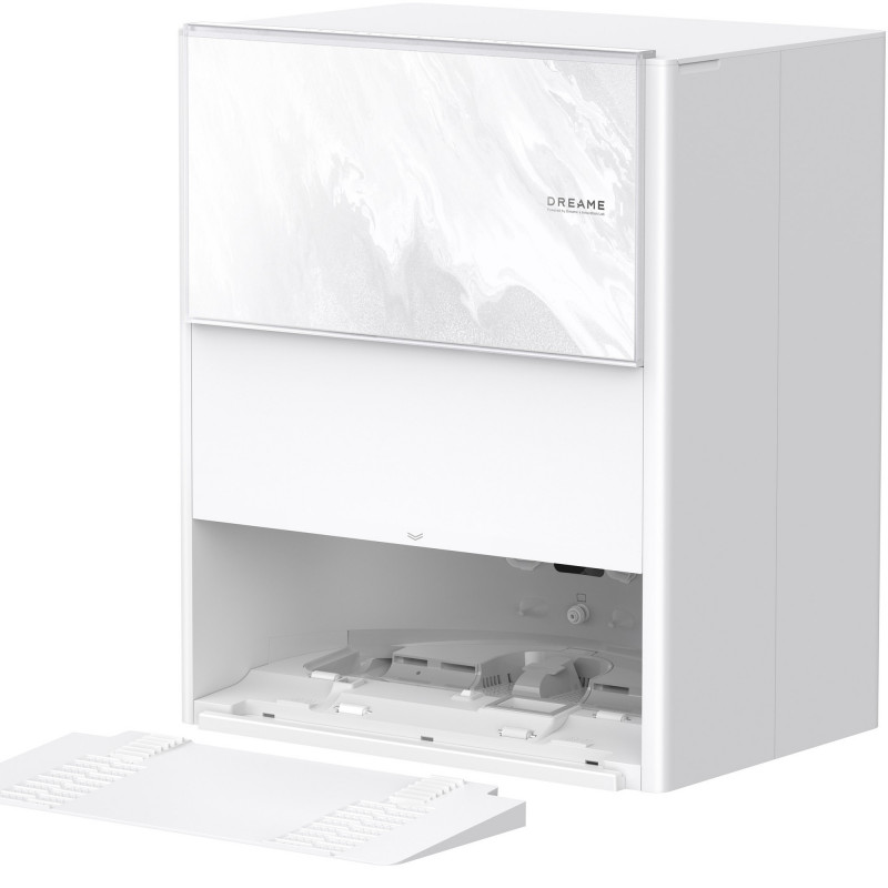 Робот прахосмукачка Dreame Aqua 10 Ultra Track RLR81CE-WH, 25000 Pa, 200 мин, 3.5/4 л, Сухо/мокро, AI камери, VersaLift DToF, Автоматично почистване на моп при 100°C, Бял