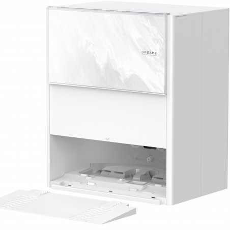 Робот прахосмукачка Dreame Aqua 10 Ultra Track RLR81CE-WH, 25000 Pa, 200 мин, 3.5/4 л, Сухо/мокро, AI камери, VersaLift DToF, Автоматично почистване на моп при 100°C, Бял