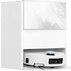 Aspirator robot Dreame Aqua 10 Ultra Track RLR81CE-WH, 25.000 Pa, 200 min, 3,5/4 l, Curatare uscata/umeda, Camere AI, VersaLift DToF, Curatare automata a mopului la 100°C, Alb