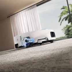 Ρομποτική σκούπα Dreame Aqua 10 Ultra Track RLR81CE-WH, 25.000 Pa, 200 λεπτά, 3,5/4 λίτρα, Στεγνό/υγρό, Κάμερες AI, VersaLift DToF, Αυτόματος καθαρισμός σφουγγαρίστρας στους 100 °C, Λευκό