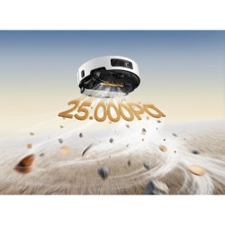 Робот прахосмукачка Dreame Aqua 10 Ultra Track RLR81CE-WH, 25000 Pa, 200 мин, 3.5/4 л, Сухо/мокро, AI камери, VersaLift DToF, Автоматично почистване на моп при 100°C, Бял