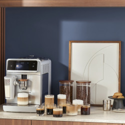 Кафеавтомат Philips Café Aromis 8000 EP8757/20, 1500W, 15 bar, 1.5 л, 54 напитки, LatteGo Pro, SilentBrew, BrewExtract, Quiet Mark, Тъчскрийн, HomeID, Сив