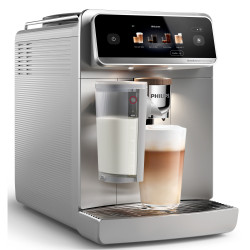 Кафеавтомат Philips Café Aromis 8000 EP8757/20, 1500W, 15 bar, 1.5 л, 54 напитки, LatteGo Pro, SilentBrew, BrewExtract, Quiet Mark, Тъчскрийн, HomeID, Сив