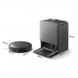 Aspirator robot Roborock Saros 20X, 65 W, 36.000 Pa, 259 ml/2,5 l, AdaptiLift 3.0, Curatare uscata/umeda, StarSight 2.0, Autonomie 200 minute, Negru