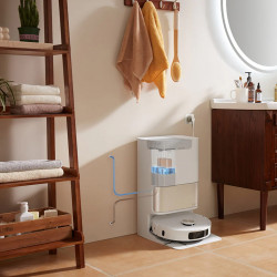 Automatic water fill and drain module for the Dreame X50 Ultra/Complete RAW7 robot vacuum cleaner, DreameHome integration, Self-diagnosis, Reminders, Gray