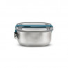 Black+Blum BAM-SS-L005 Food Container, 1 L, Rectangular, Oven-safe, BPA-free, Stainless steel, Blue