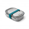 Black+Blum BAM-SS-L005 Food Container, 1 L, Rectangular, Oven-safe, BPA-free, Stainless steel, Blue
