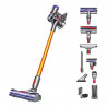 Dyson V8 Absolute SV25 Upright Vacuum Cleaner 476547-01, 115AW, 0.54 L, 3 modes, No loss of power, Hygienic emptying, Fully sealed filtration, Silver/Orange