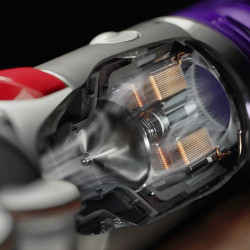 Κάθετη ηλεκτρική σκούπα Dyson V8 Absolute SV25 476547-01, 115AW, 0,54 λίτρα, 3 λειτουργίες, Χωρίς απώλεια ισχύος, Υγιεινή εκκένωση, Πλήρως κλειστό σύστημα φιλτραρίσματος, Ασημί/Πορτοκαλί