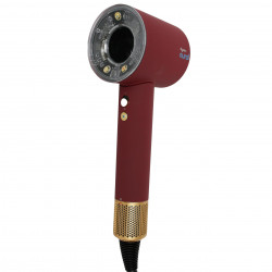 Dyson Supersonic Nural HD16 RdVe/Gd Straight+Wavy Hair Dryer 493117-01, 1600W, 3 speeds, 4 heat settings, Negative ions, 5 attachments, Scalp protection, Red velvet/gold