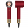 Πιστολάκι μαλλιών Dyson Supersonic Nural HD16 RdVe/Gd Straight+Wavy 493117-01, 1600 W, 3 ταχύτητες, 4 θερμοκρασίες, αρνητικά ιόντα, 5 εξαρτήματα, προστασία του τριχωτού της κεφαλής, Κόκκινο/χρυσό