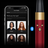 Dyson 596926-01 HS08 Airwrap i.d.™ T1/T2 RdVe/Gd Straight + Wavy Hair Styler, 1300W, 13.5 l/s, Automatic Curling, Ionization, 3 speeds, 3 temperature settings, Bluetooth, Velvet Red/Gold