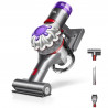 Ръчна прахосмукачка Dyson V8 Car&Boat 586120-01, 115AW, 0.54 л, 50 мин, 110000 об/мин, Запечатана филтрация, Никел/лилав