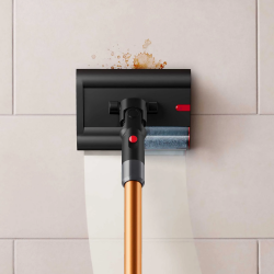 Dyson PencilWash WR04 Wet Cleaning Tool 637239-01, 300/340 ml, 30 min, 100 m², 2 modes, Self-propelled, 170° tilt, LED, Black/Gold