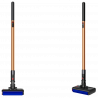 Aparat vertical pentru curatare umeda Dyson PencilWash WR04 637239-01, 300/340 ml, 30 min, 100 m², 2 moduri, Autopropulsie, Inclinare de 170°, LED, Negru/Auriu